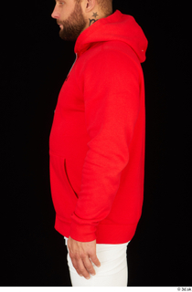 Dave arm dressed red hoodie upper body 0003.jpg